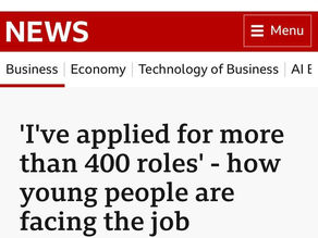 "I've applied for more than 400 roles."
