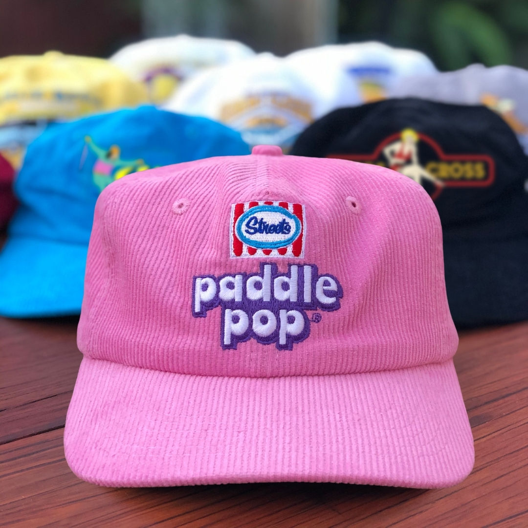 Rainbow Paddle Pop Corduroy Hat