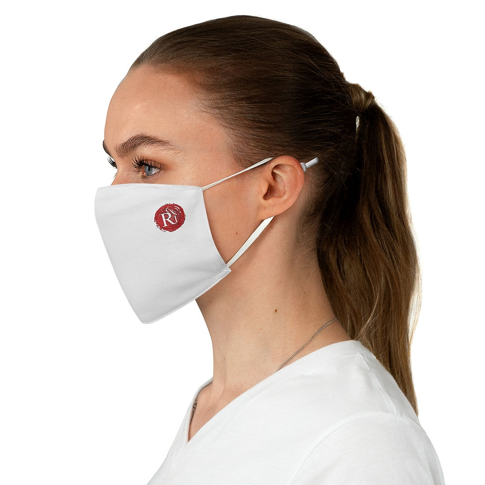 Miniaturebillede: Realistic Poetry Fabric Face Mask
