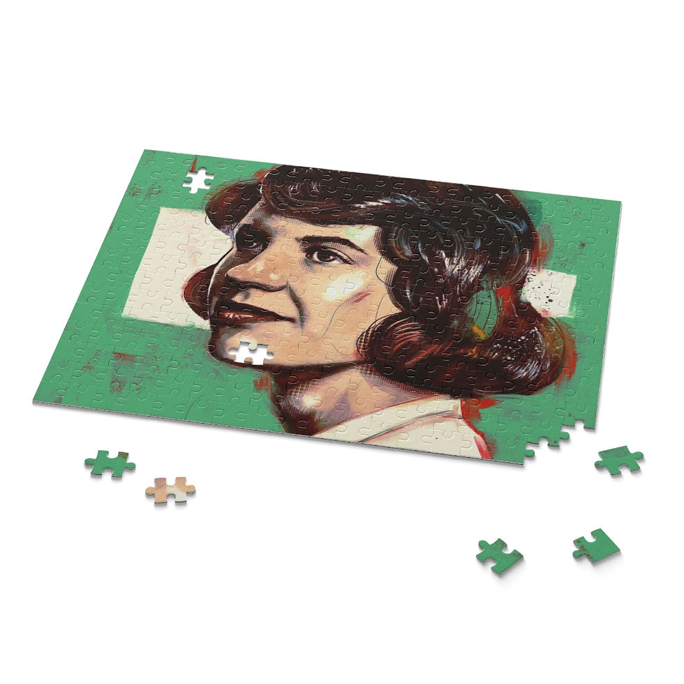 Miniatúra: Sylvia Plath Puzzle (120, 252, 500-Piece)