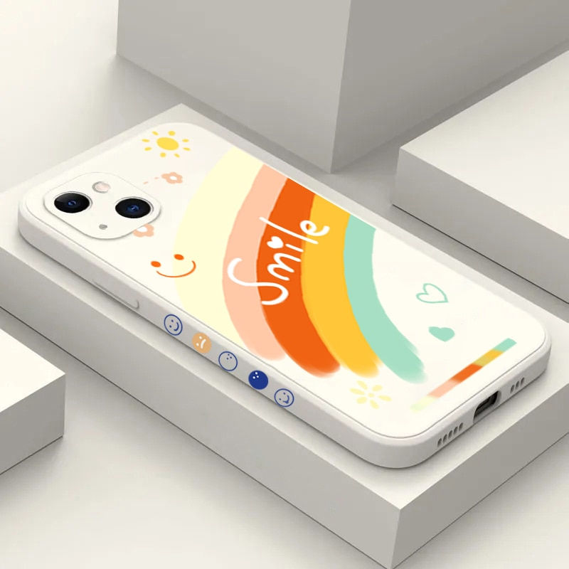 Миниатюра: Cute Rainbow Smile Face Phone Case For iPhone