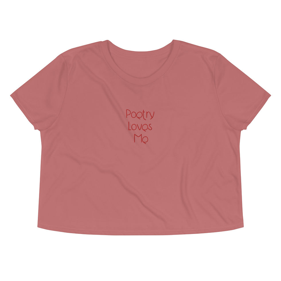 Thumbnail: Poetry Loves Me Crop Tee