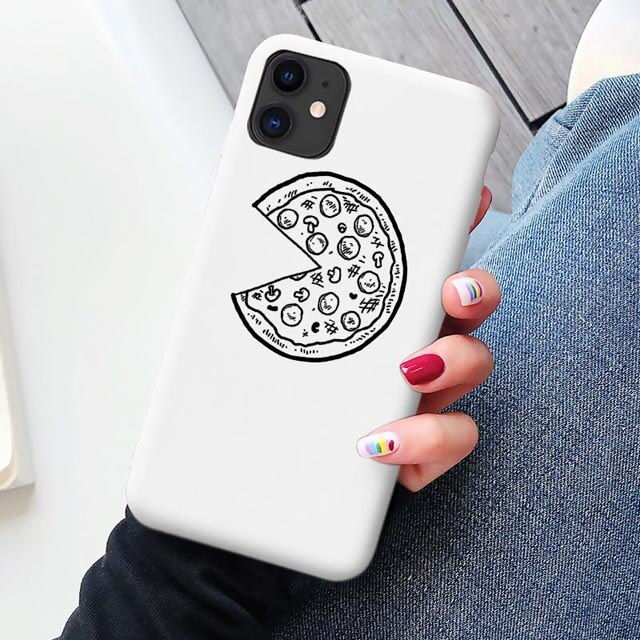 Thumbnail: Funny Pizza Best Friends Phone Case For iPhone