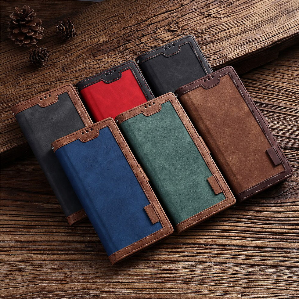 Thumbnail: Leather Case For Samsung Galaxy