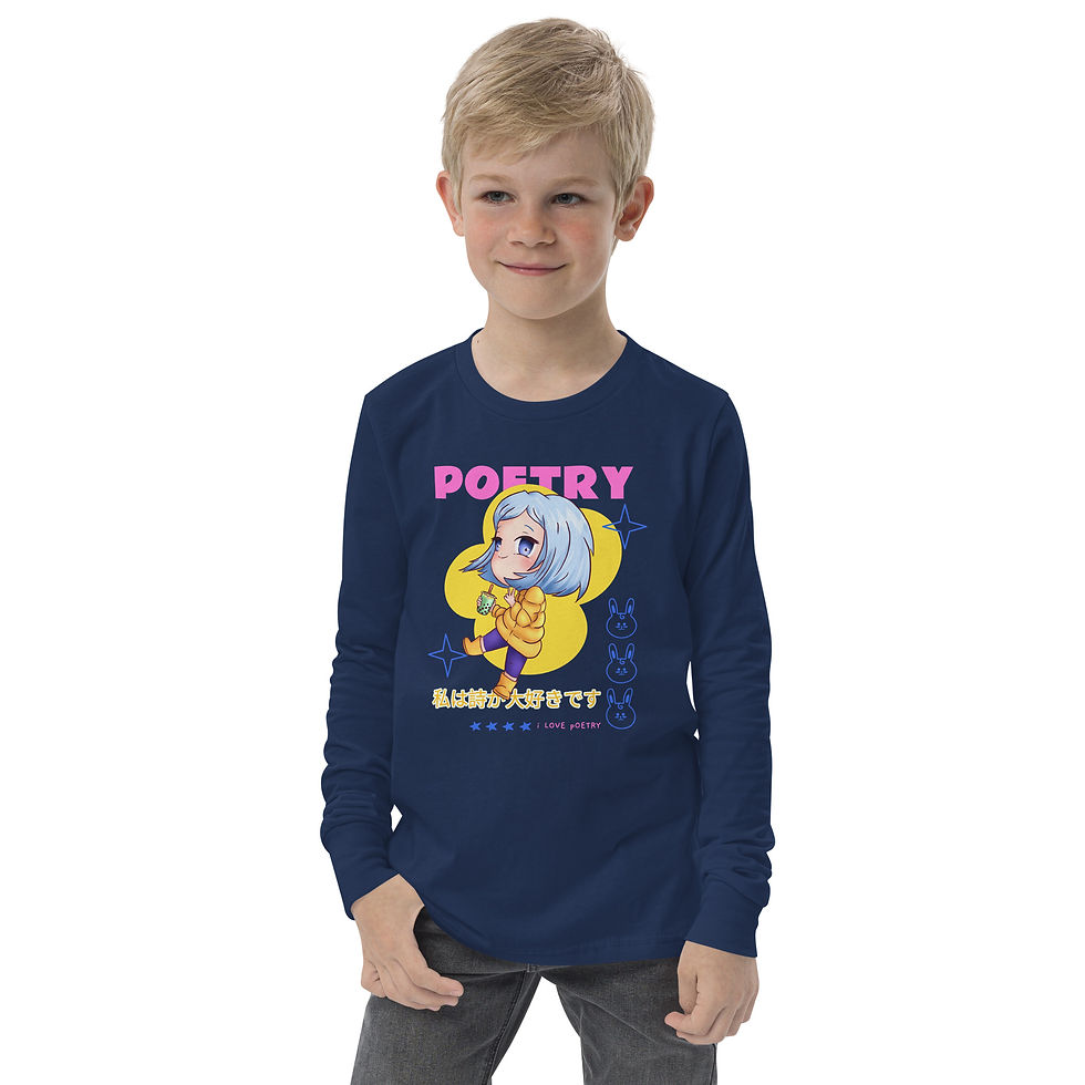 Küçük resim: Youth Fun Poetry long sleeve tee