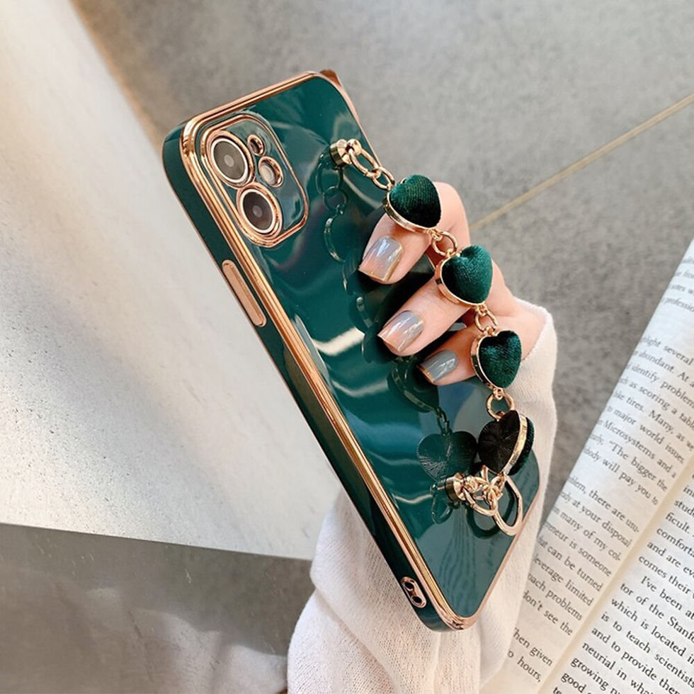 Miniatura: Love Heart Chain Wrist Bracelet Phone Case For iPhone