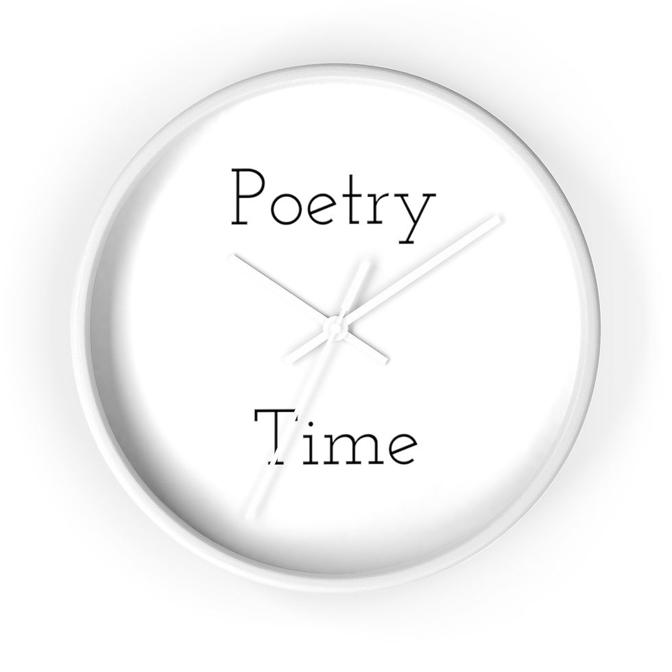Thumbnail: Poetry Time - Wall clock