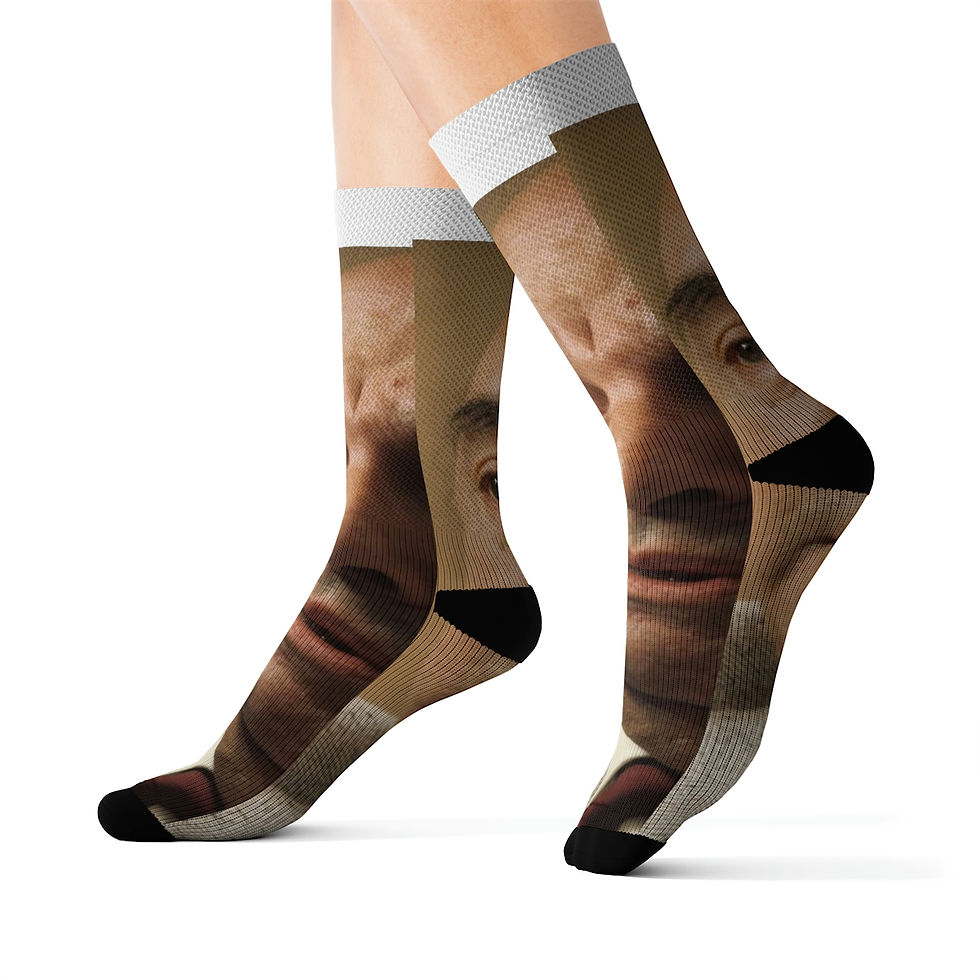 Thumbnail:  PABLO NERUDA Fun Poetry Socks