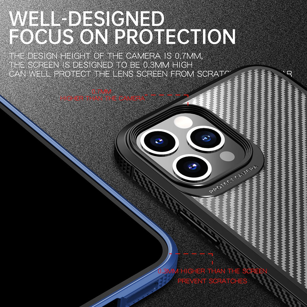 Thumbnail: Carbon Fiber Cover for iPhone 