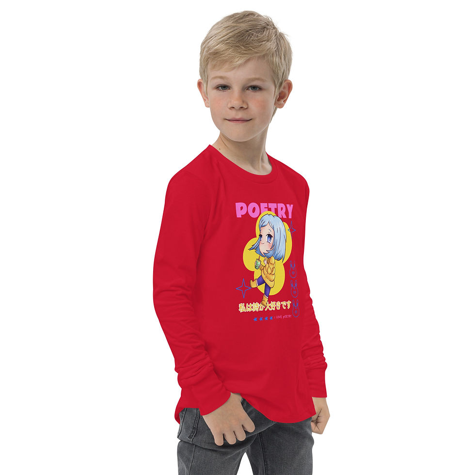 Miniatura: Youth Fun Poetry long sleeve tee