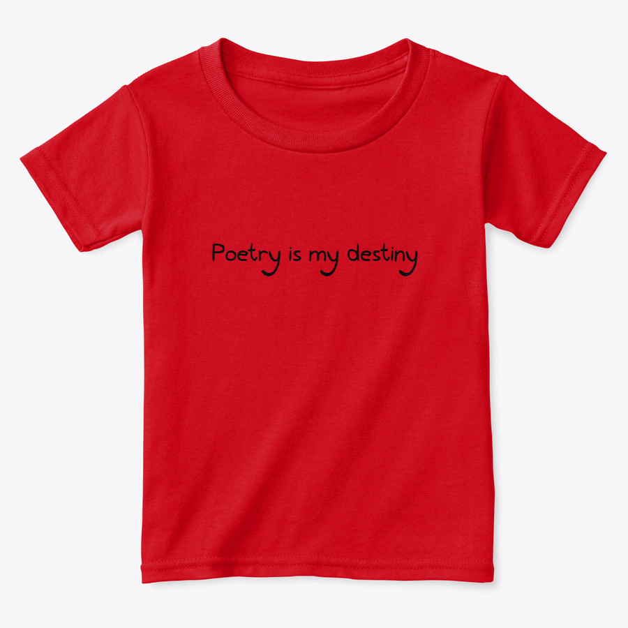 ภาพขนาดย่อ: Poetry is My Destiny poetry kids tee
