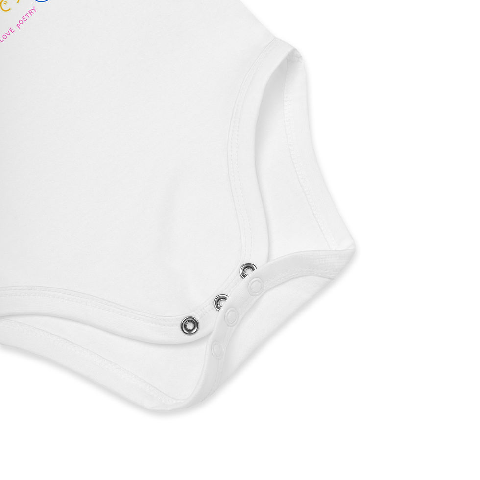 Thumbnail: Organic poetry cotton baby bodysuit