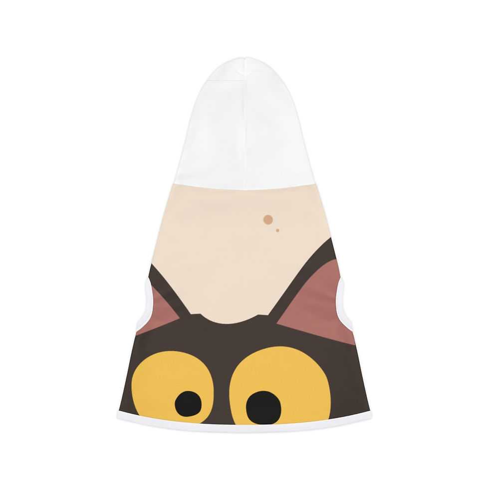 Thumbnail: It's Poetic Dog Hoodie - Cat Face