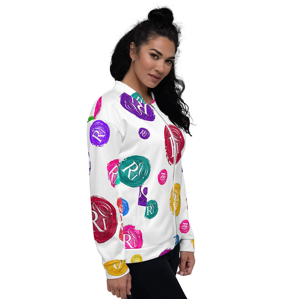 Thumbnail: Official Realistic Poetry International Unisex Bomber Jacket
