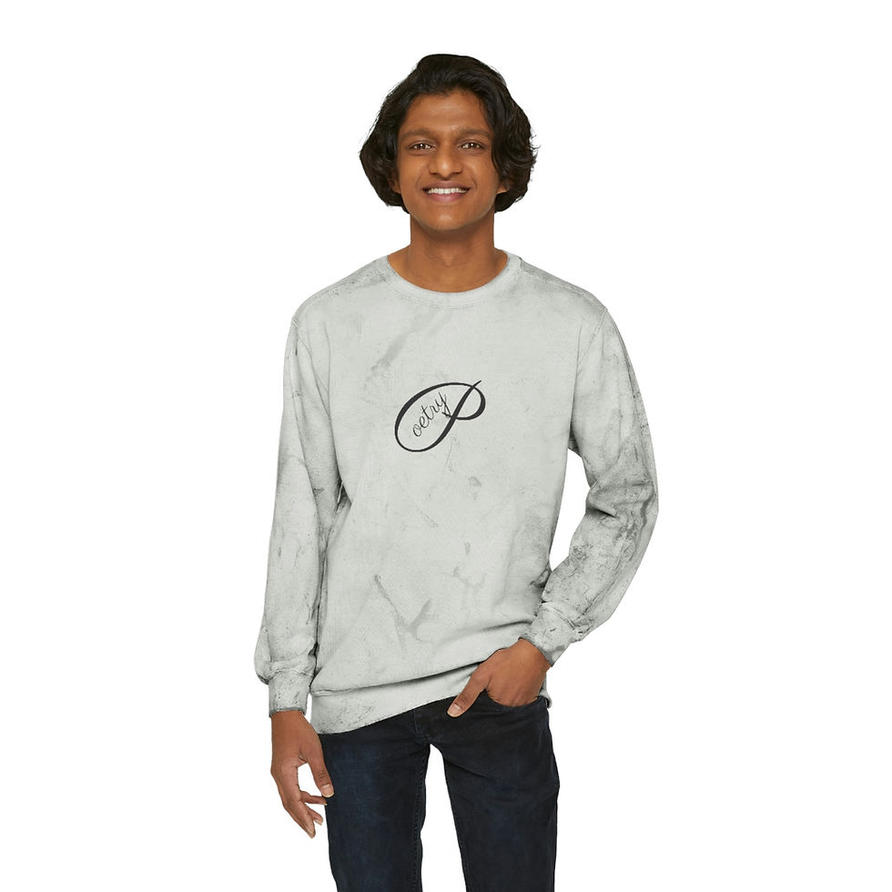 Thumbnail: Poetry Unisex Color Blast Crewneck Sweatshirt