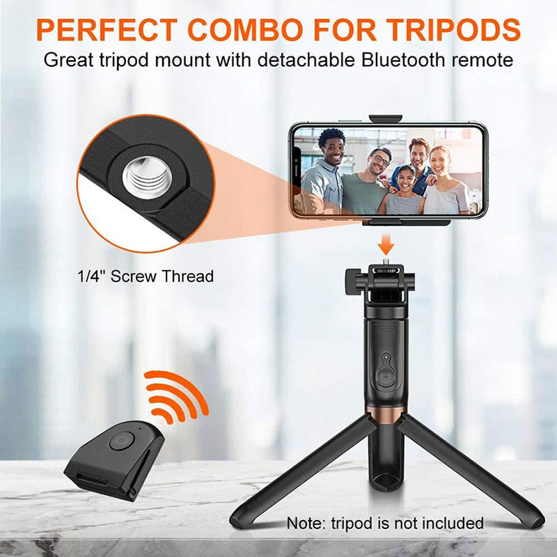 Thumbnail: Wireless Bluetooth Smartphone Selfie Booster Handle Grip Phone Stabilizer