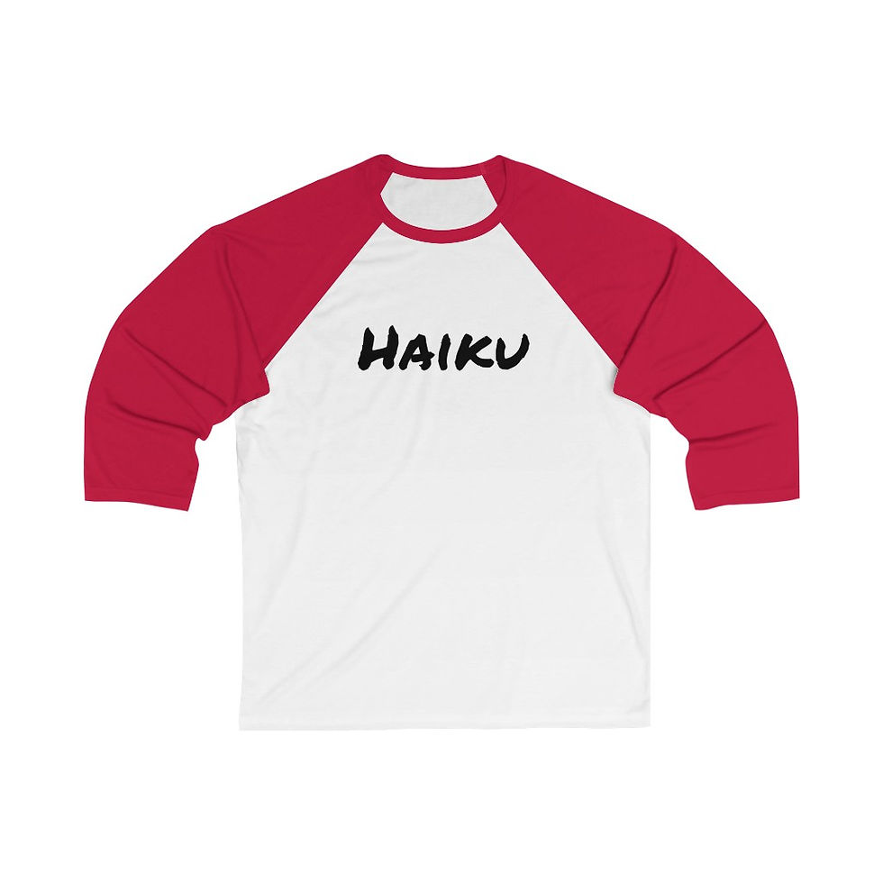 Miniatiūra: Haiku Unisex 3/4 Sleeve Baseball Tee
