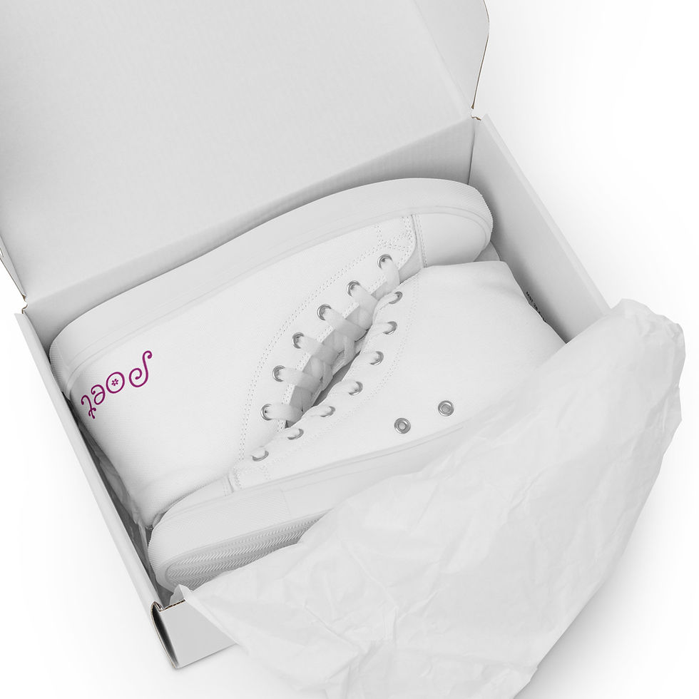 섬네일: Women’s high top canvas shoes