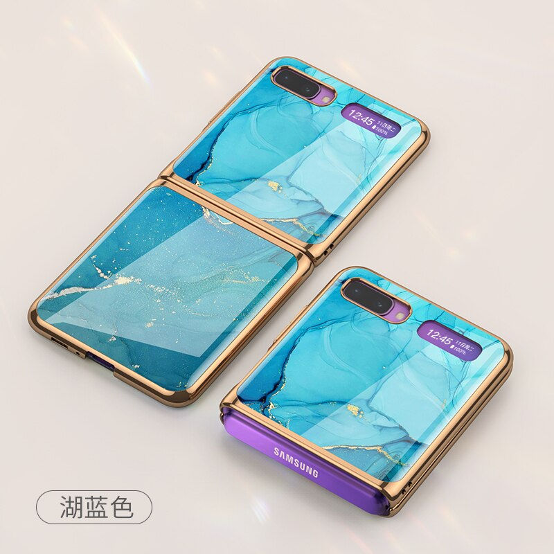 Thumbnail: Tempered Glass Fold Case For Samsung Galaxy