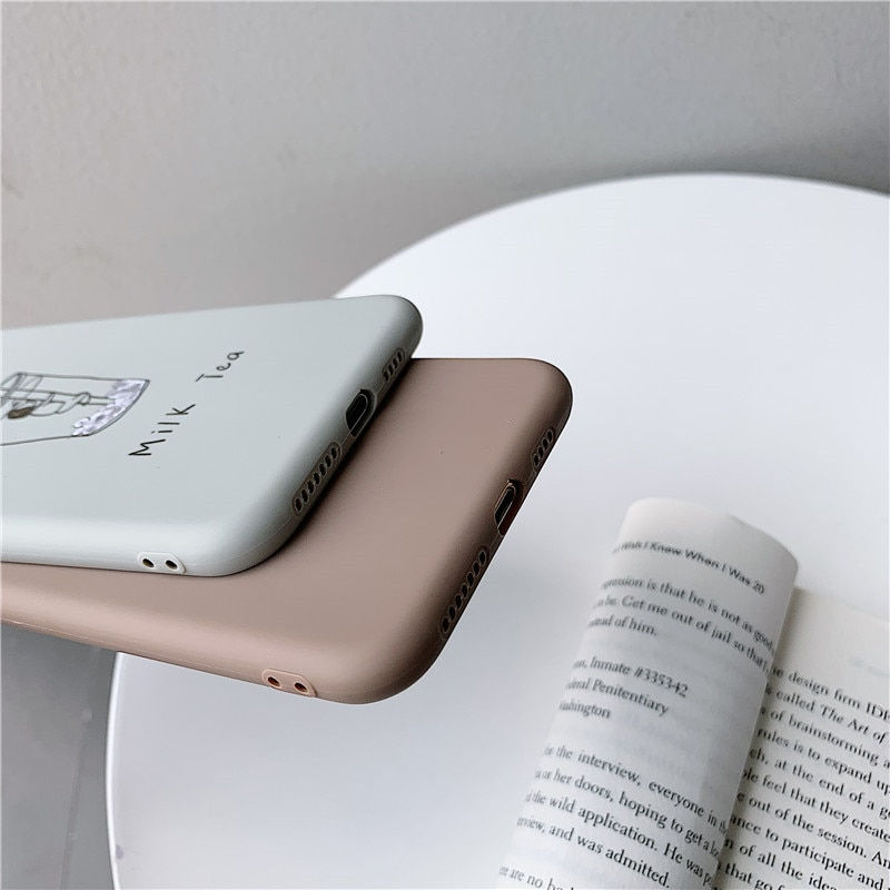 Thumbnail: Poetic Cartoon Animal Cover Phone Case For iPhone