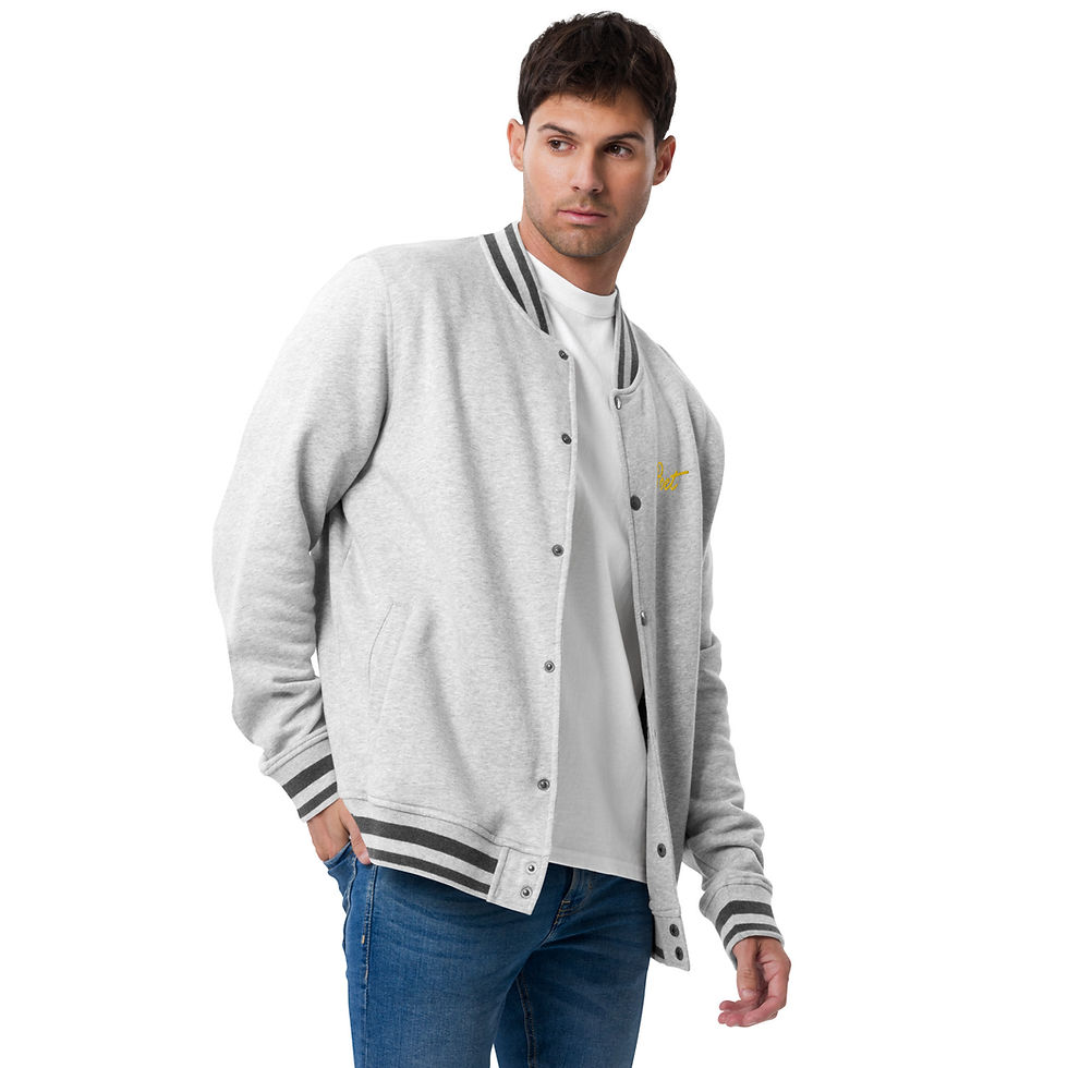 Thumbnail: Exclusive Poetry Embroidered Champion Bomber Jacket