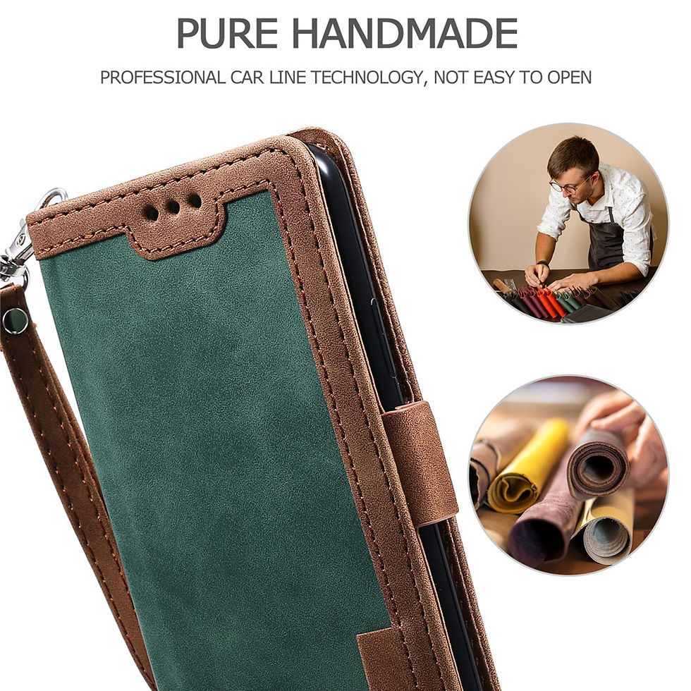 Thumbnail: Leather Case For Samsung Galaxy