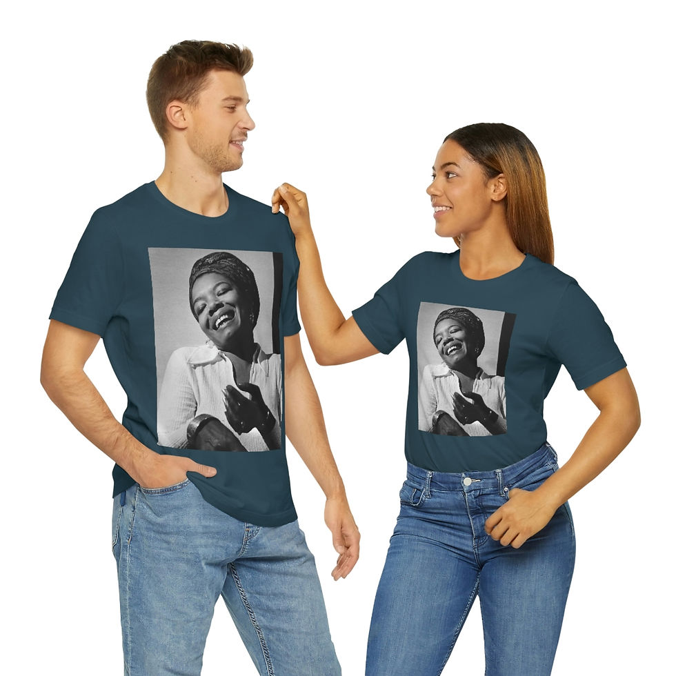 Pikkukuva: MAYA ANGELOU Unisex Short Sleeve Tee