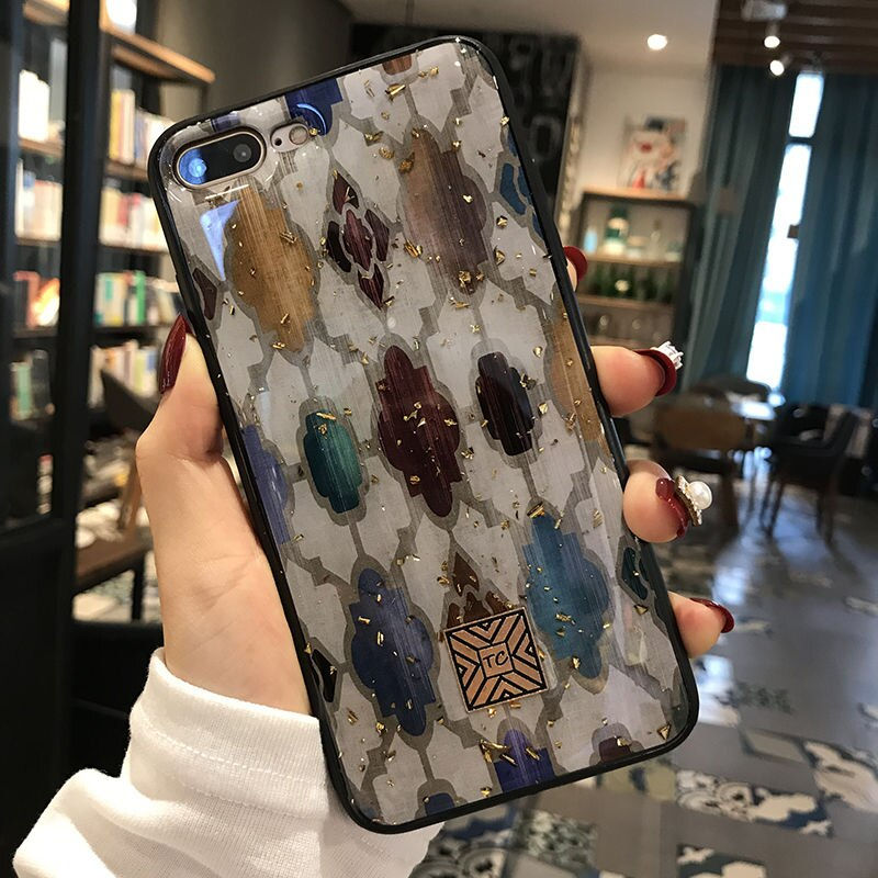 Miniatura: Gold Foil Marble Bling Phone Case For iPhone