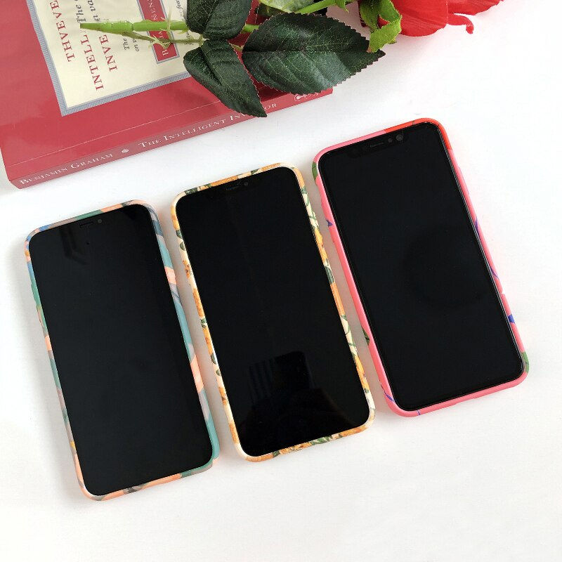 Thumbnail: LACK Colorful Flower floral Leaf Phone Case For iphone