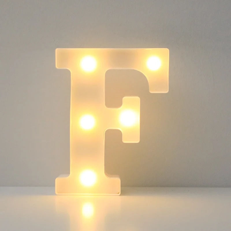 Thumbnail: Alphabet LED Letter Lights Luminous Decoration