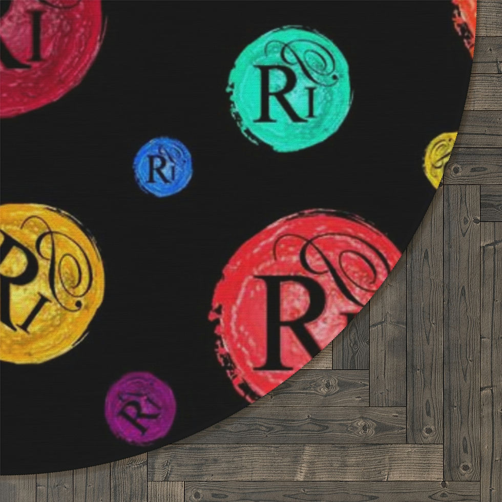 Miniatura: Realistic Poetry Round Rug