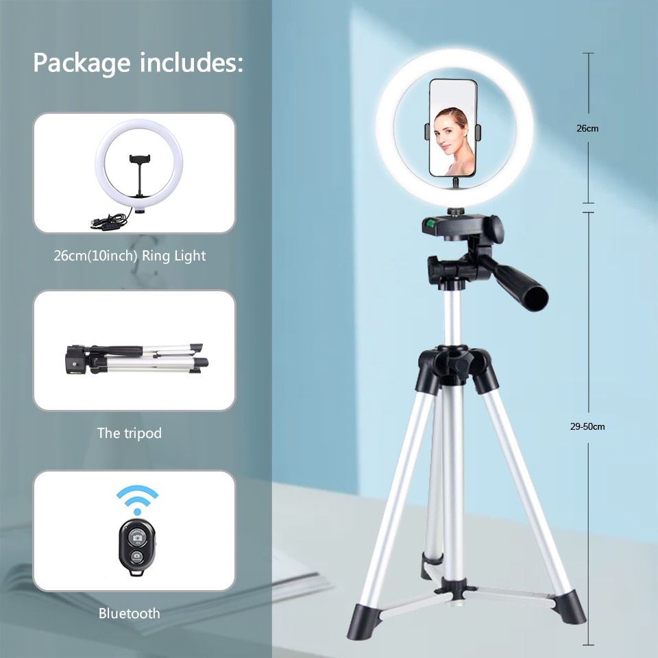 Μικρογραφία: Ringlight Led Selfie Ring Light Phone Remote Control 