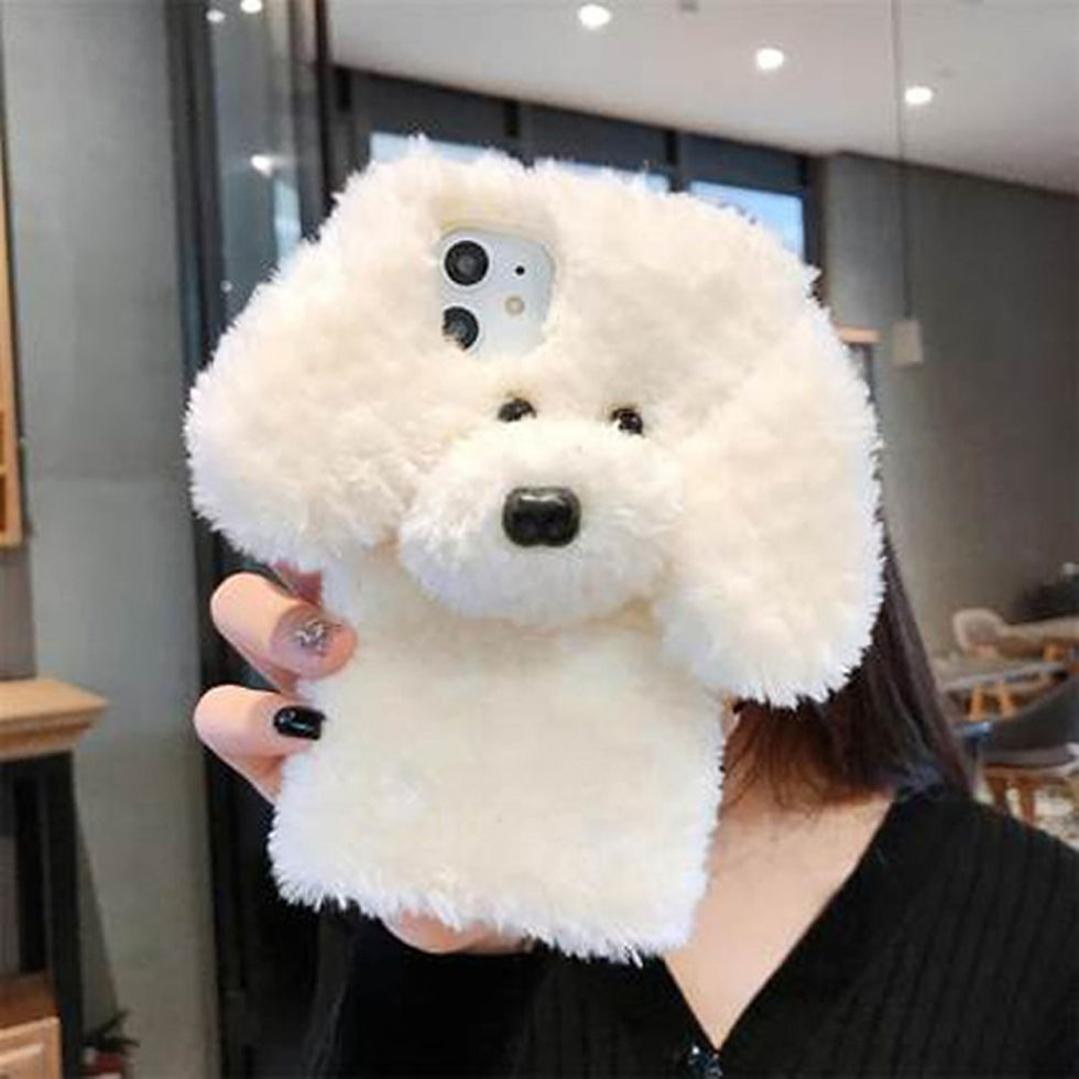 Miniatiūra: Cute Fur Animal Phone Case for iPhone