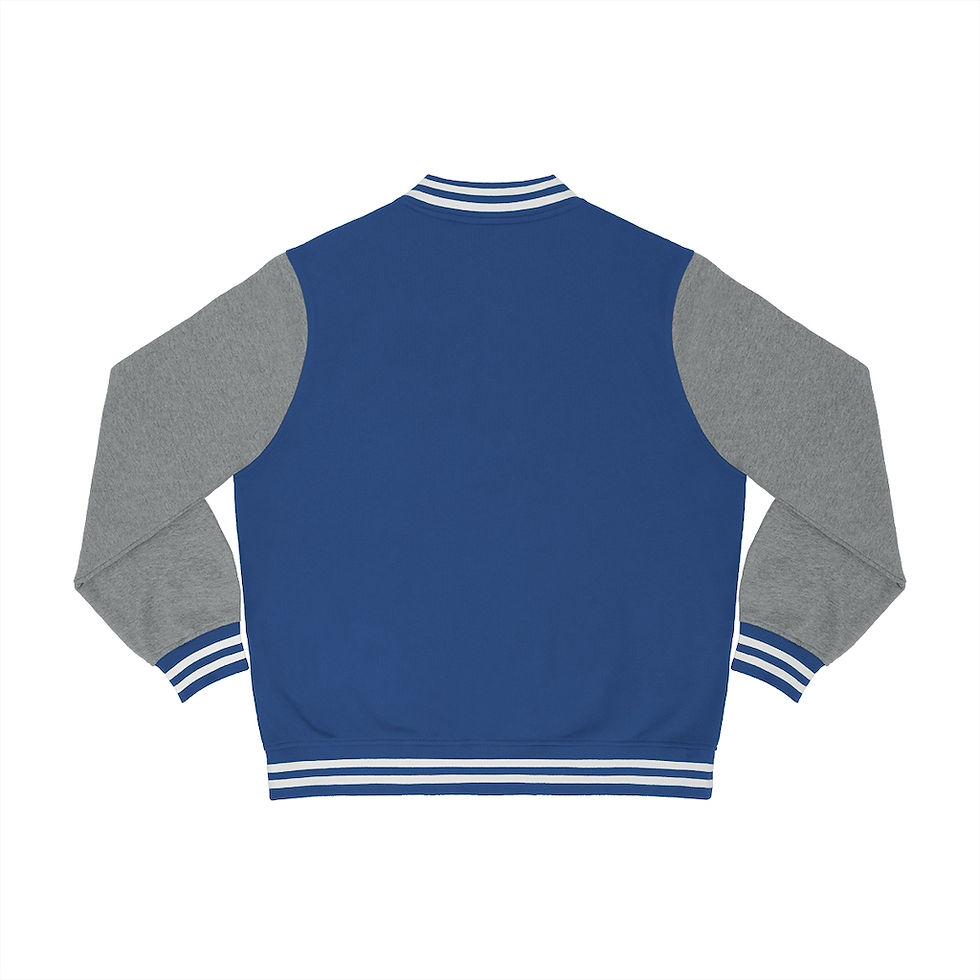 Miniatura: Men's Realistic Poetry Varsity Jacket