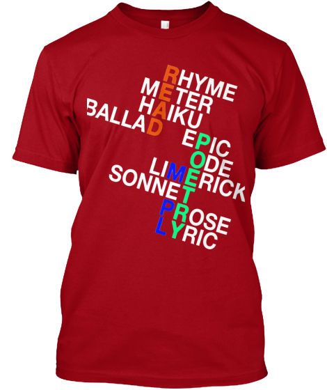 थंबनेल: Poetry Medley Tee by Realistic Poetry International