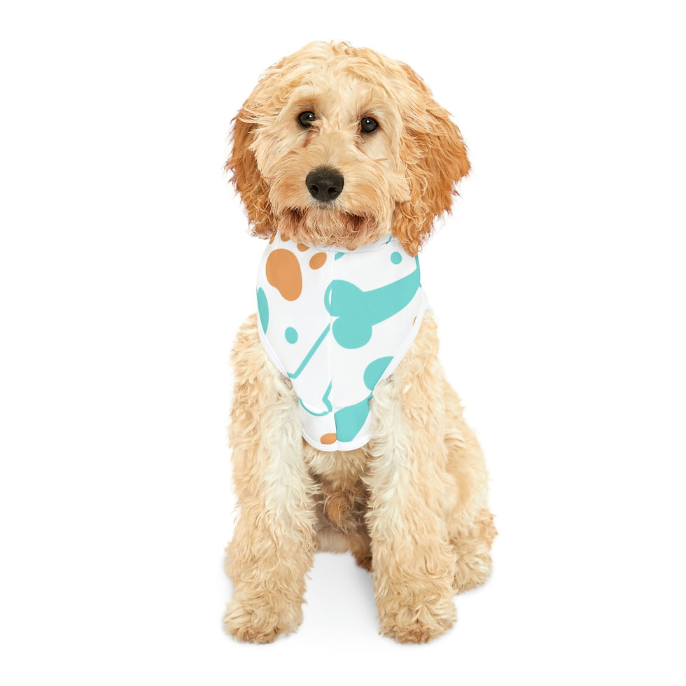 Miniatúra:  It's Poetic Dog Hoodie - bones