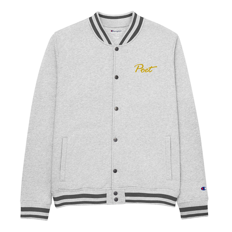 Миниатюра: Exclusive Poetry Embroidered Champion Bomber Jacket