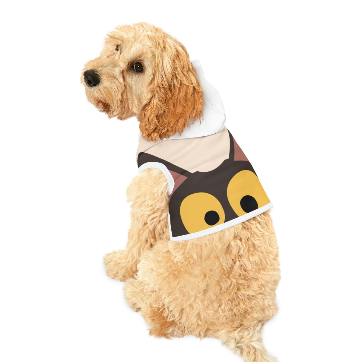 It's Poetic Dog Hoodie - Cat Face