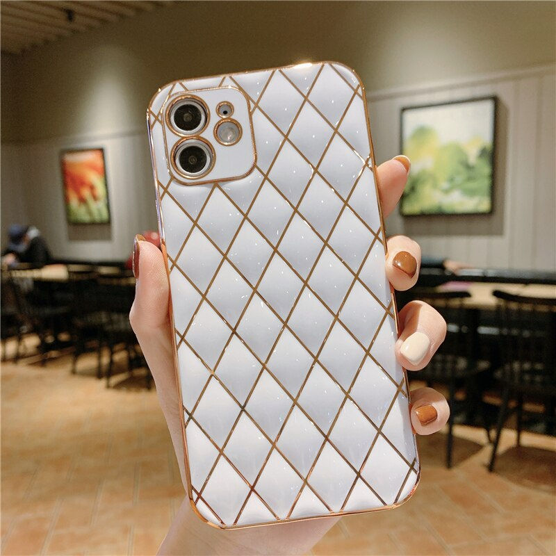 Thumbnail: Luxury Geometric Phone Case For iPhone