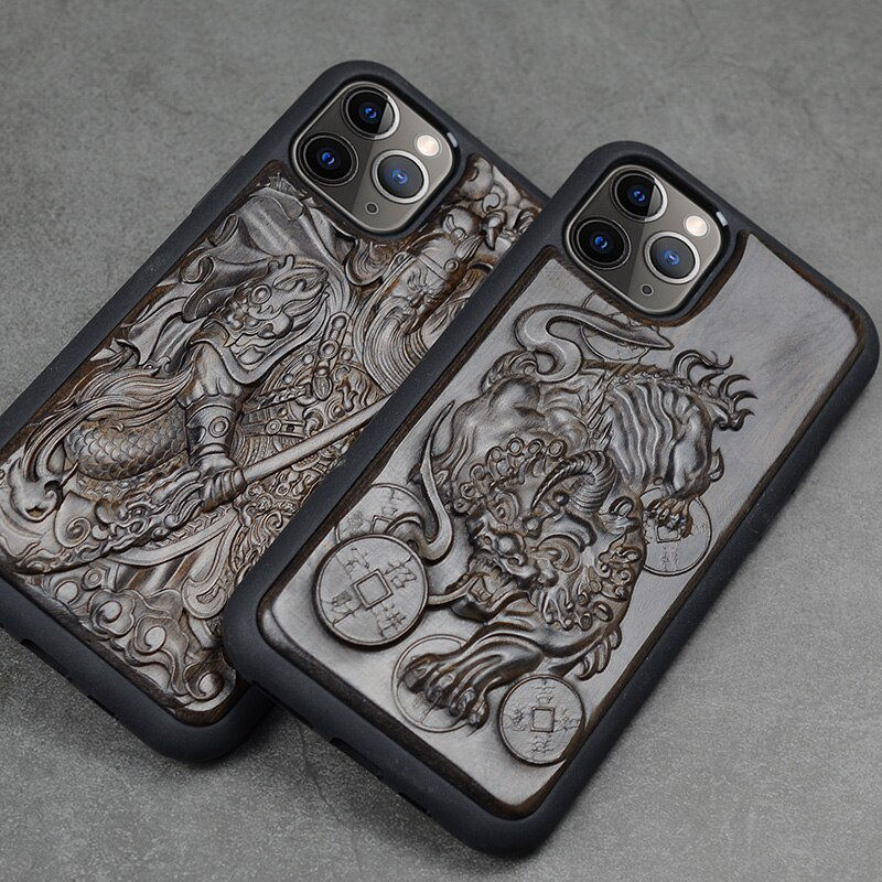Thumbnail: Luxury Carved 3D Case for iPhone