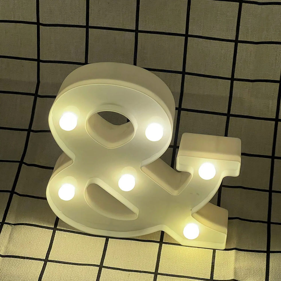 Μικρογραφία: Alphabet LED Letter Lights Luminous Decoration