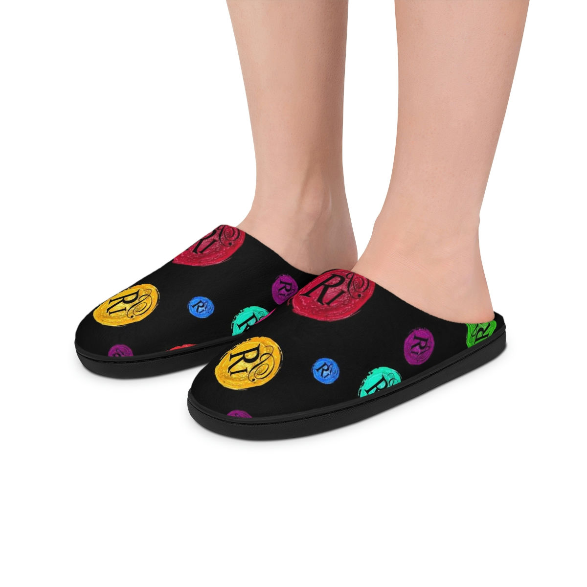 Men's Realistic Poetry International Indoor Slippers