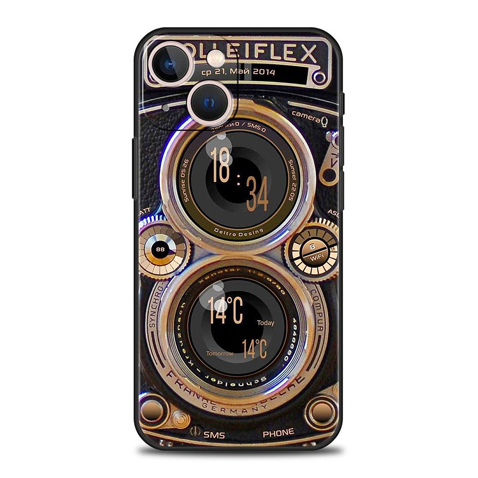 Thumbnail: Vintage Tape Camera Gameboy Phone Case For iPhone