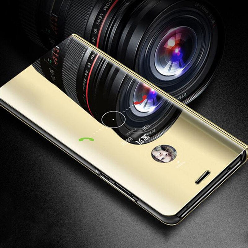 Miniatura: Luxury Smart Mirror Flip Phone Case For iPhone
