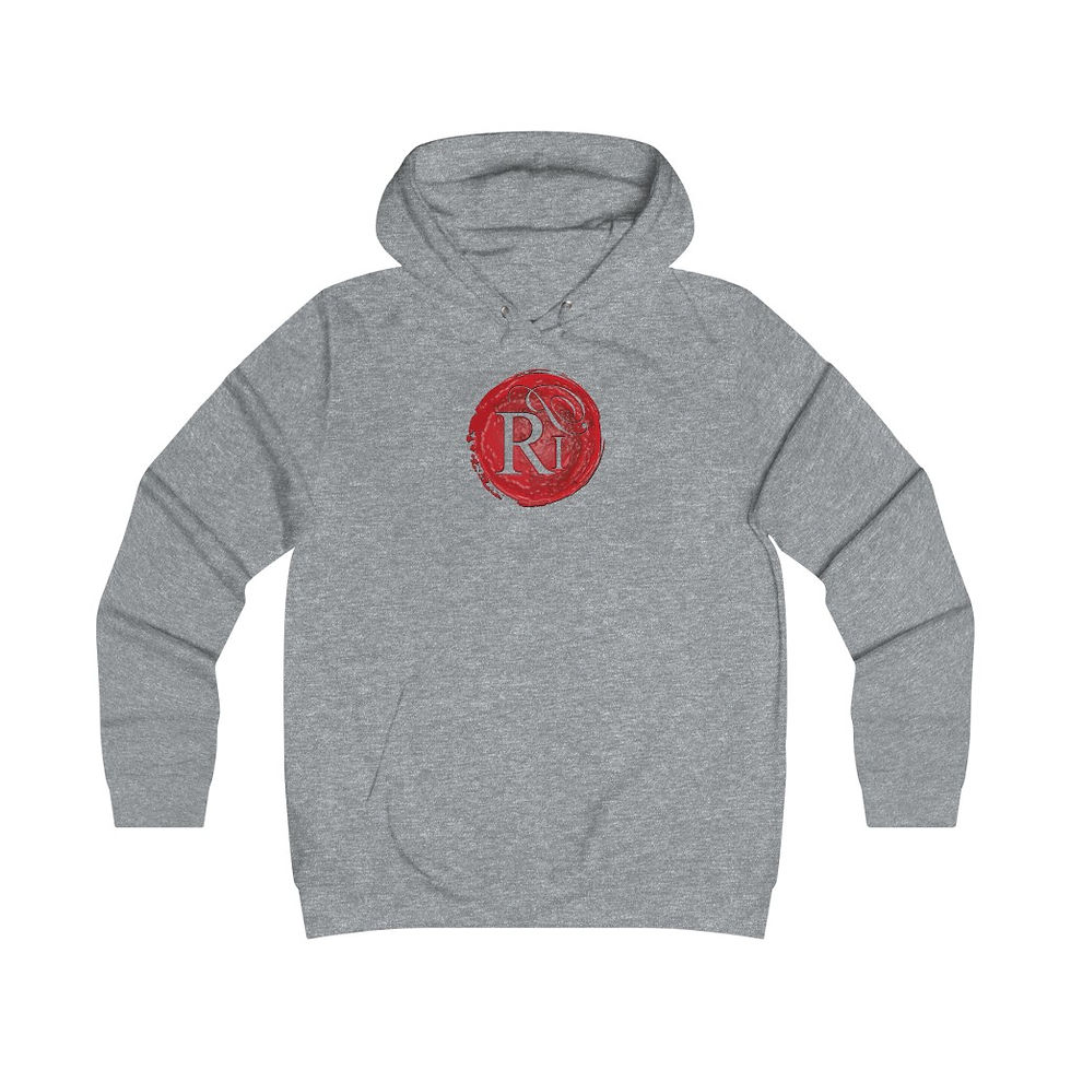 Thumbnail: Girlie Realistic Poetry College Hoodie