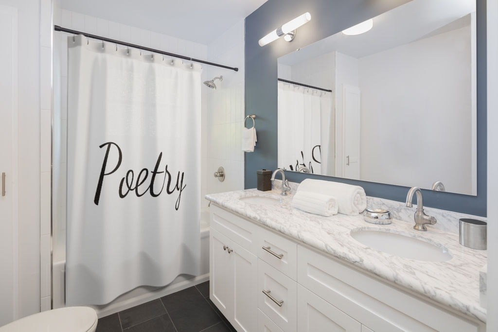 Poetry Shower Curtains
