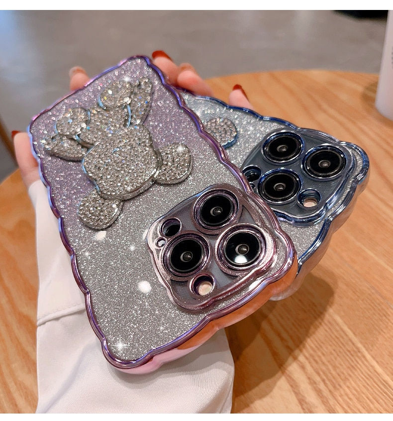 Μικρογραφία: Glitter Diamond Cute Bear for iPhone