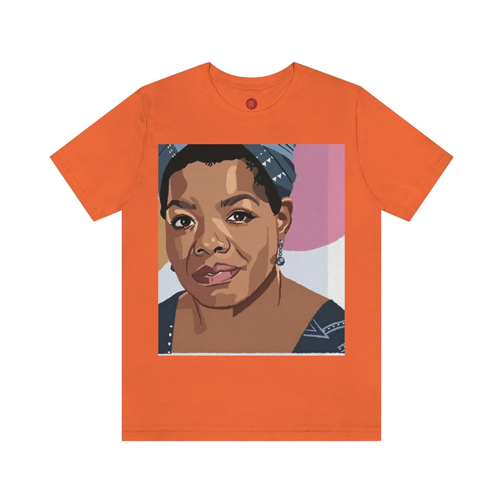الصورة المصغرة: MAYA ANGELOU Unisex Short Sleeve Tee