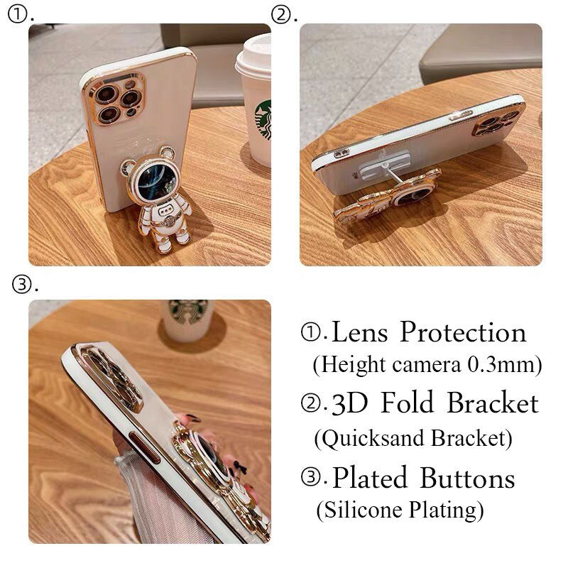 Thumbnail: Quicksand Astronaut Phone Case for iPhone