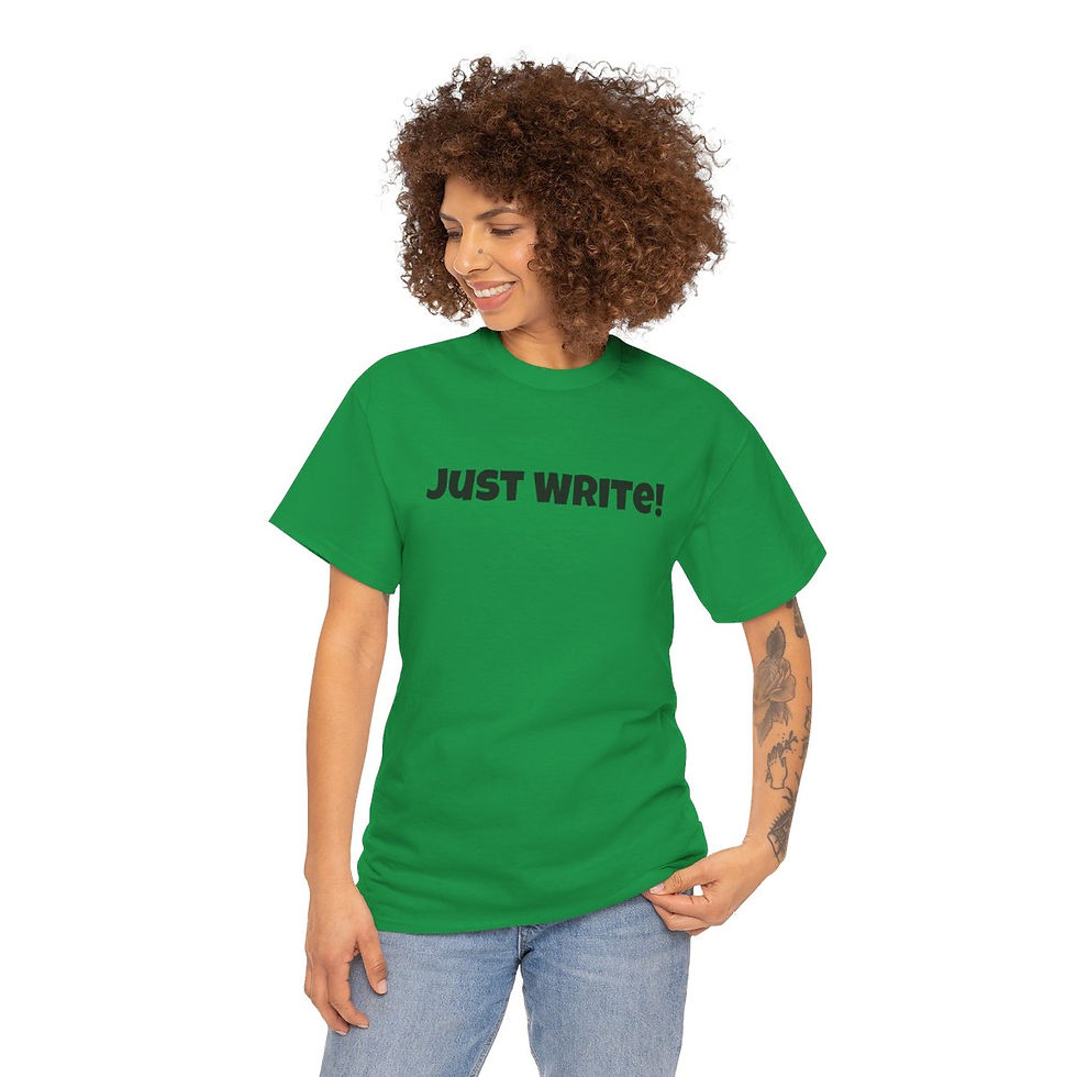 Thumbnail: Unisex Heavy Cotton Just Write Tee